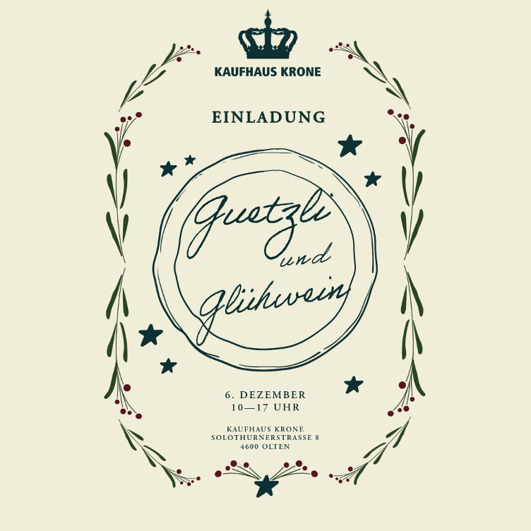 6.Dezember 2025 - Einladung zu Guetzli & Glühwein