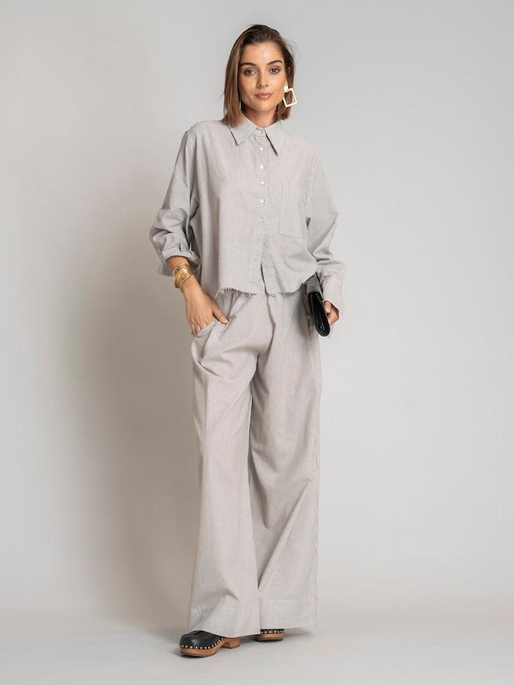 Bluse - Kevin cropped