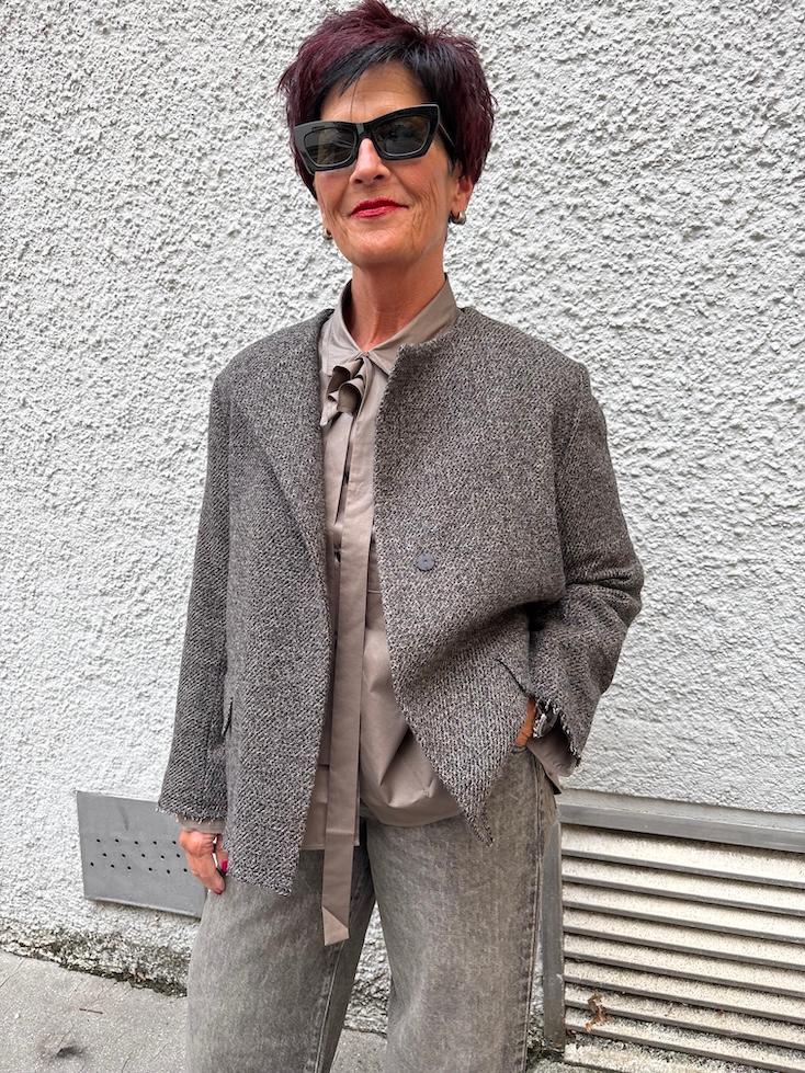 Blazer - Oona raw edge - 3