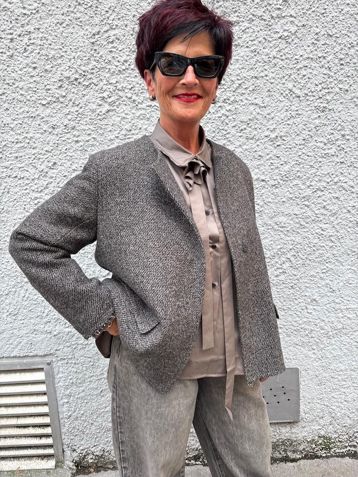 Blazer - Oona raw edge - 0